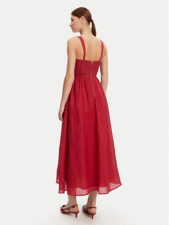 BARDOT BARDOT Sukienka koktajlowa 59237DB Czerwony Regular Fit