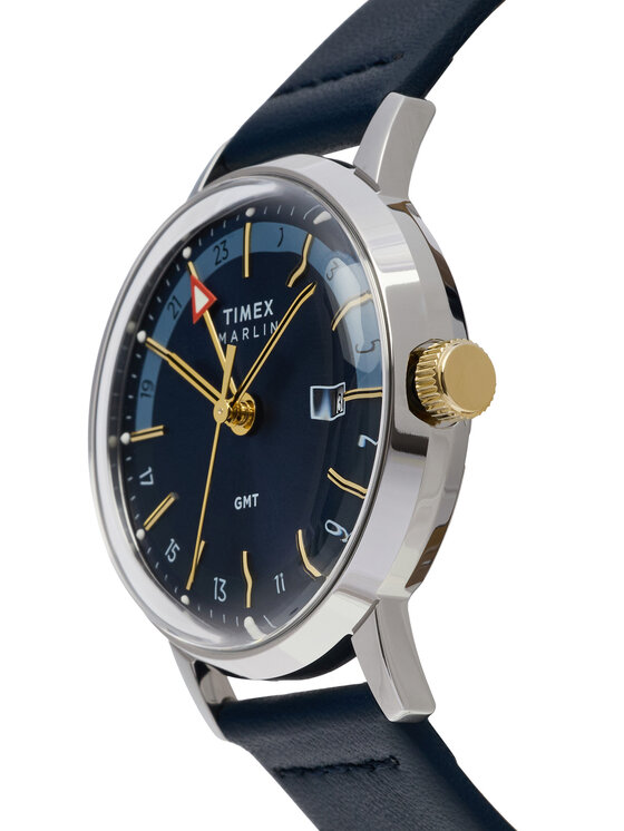 Timex Timex Hodinky TW2Y47900 Tmavomodrá