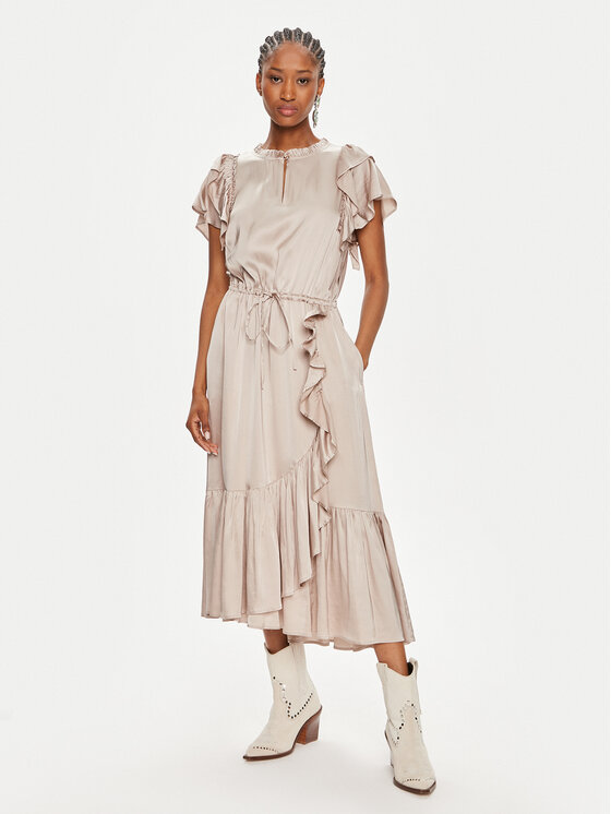 Munthe Munthe Ежедневна рокля Oxnara 242130324230 Бежов Regular Fit