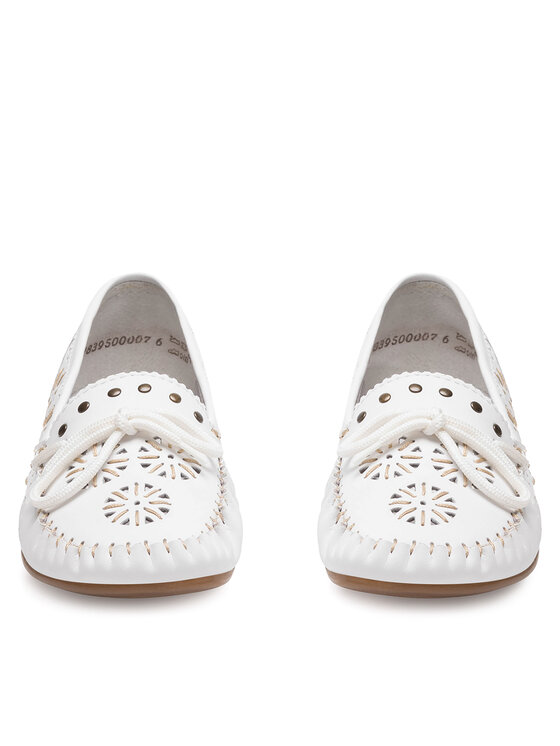 Rieker Rieker Mokassins L6396-80 Weiß