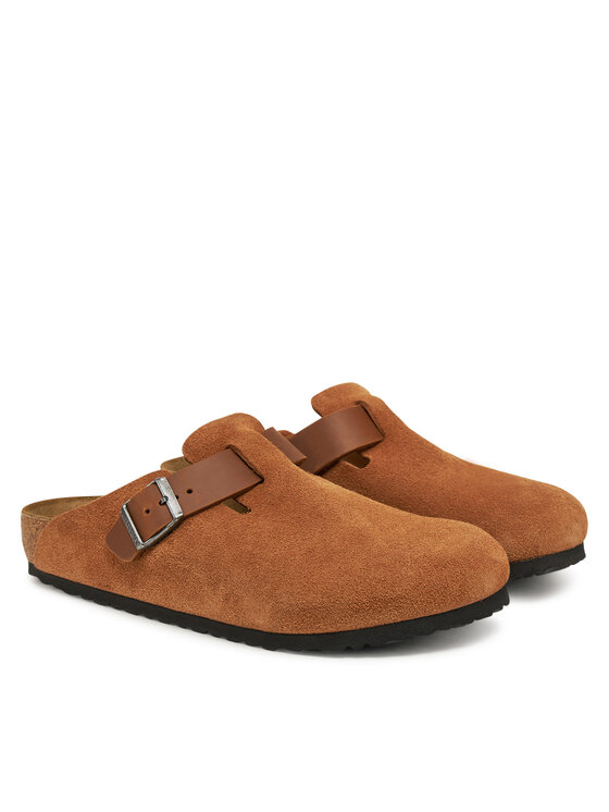 Birkenstock Birkenstock Ciabatte Boston zamsz 1029185 Marrone