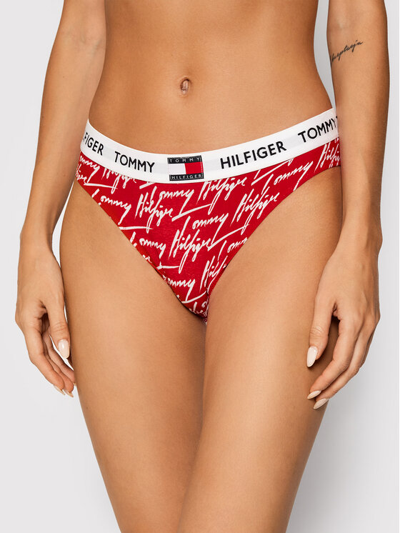 Women's Tommy Hilfiger Red Briefs UW0UW02206-0H6