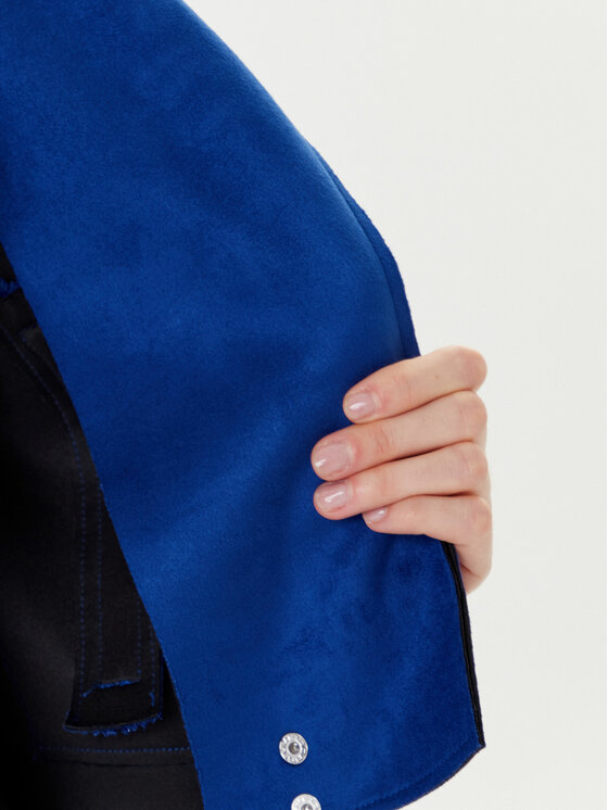 Morgan Morgan Giacca in similpelle 241-GOUSMI Blu Regular Fit