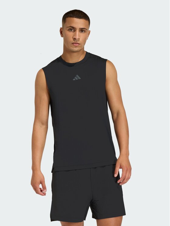 adidas adidas Maglietta tecnica D4T Primelift 3 Stripes KD0373 Nero Slim Fit