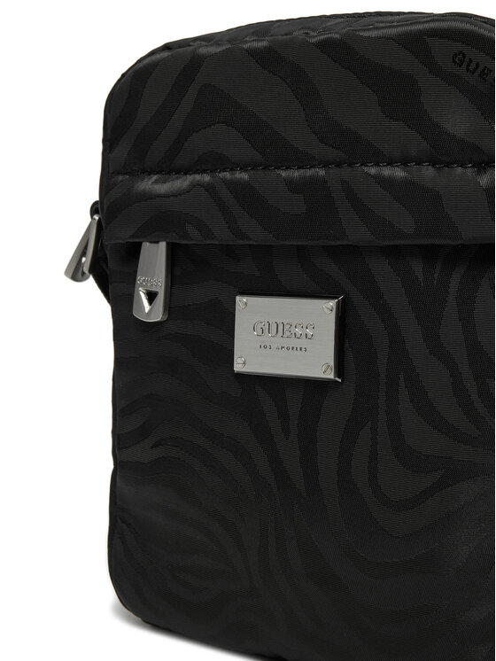 Guess Guess Torbica za okrog pasu HMVEZJ P5193 Črna