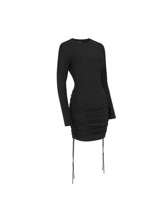La Mania La Mania Každodenné šaty FAITH 3 Čierna Classic Fit