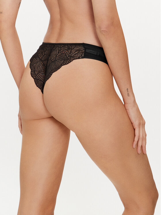 Chantelle Chantelle Στρίνγκ Soft Stretch C11GG0 Μαύρο