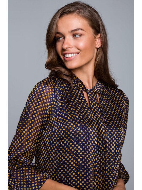 Stylove Stylove Každodenné šaty S237 Žltá Regular Fit