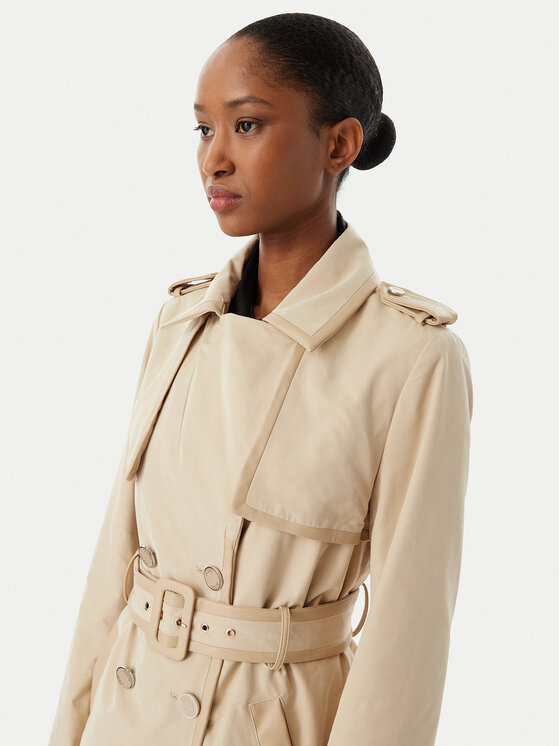 Guess Guess Тренч W5RL14 WGWD2 Бежов Regular Fit