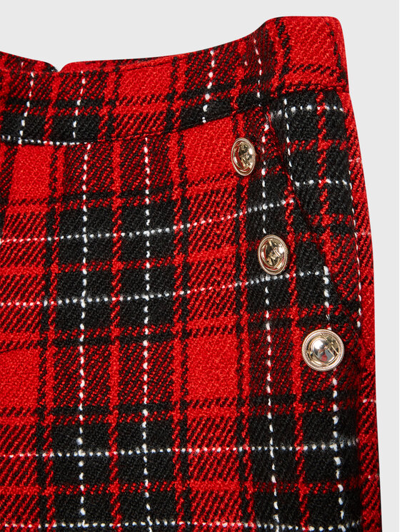 Guess Guess Medžiaginiai šortai J2BD03 WF040 Raudona Regular Fit