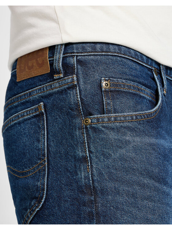 Lee Lee Jeansy RIDER Niebieski Slim Fit