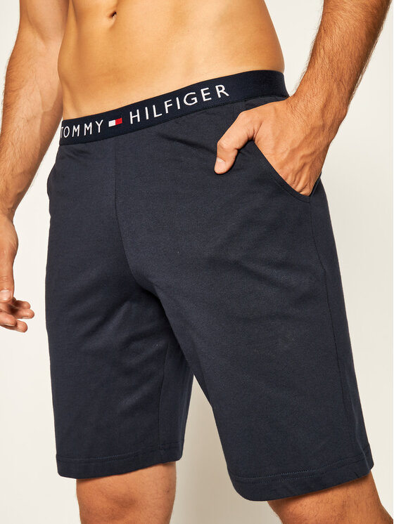 Tommy Hilfiger Kratke hlače pižama Jersey Short UM0UM01203 Mornarsko modra