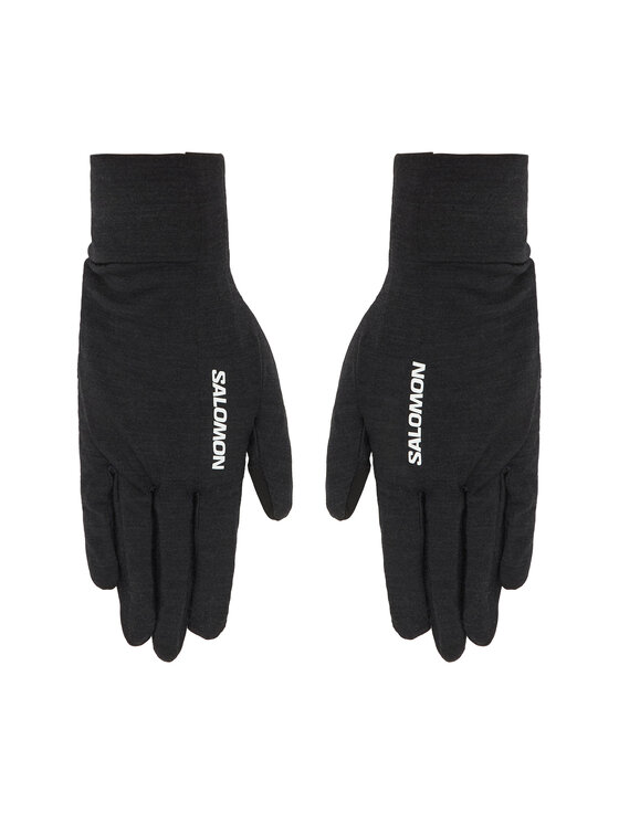 Salomon Salomon Cimdi Merino LC2952500 Melns