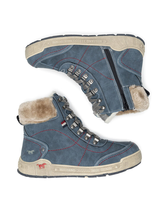 Mustang Mustang Stiefeletten 1290-607 Blau