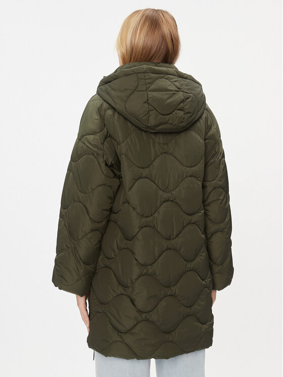 MAX&Co. MAX&Co. Giacca di transizione Chiudere 74940523 Verde Regular Fit