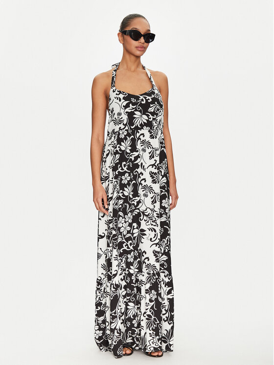 Gaudi Gaudi Rochie de vară 511BD15012 Negru Regular Fit