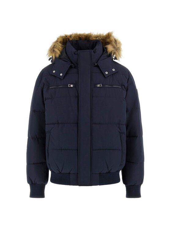 Guess Guess Bunda pro přechodné období 169831 Modrá Classic Fit