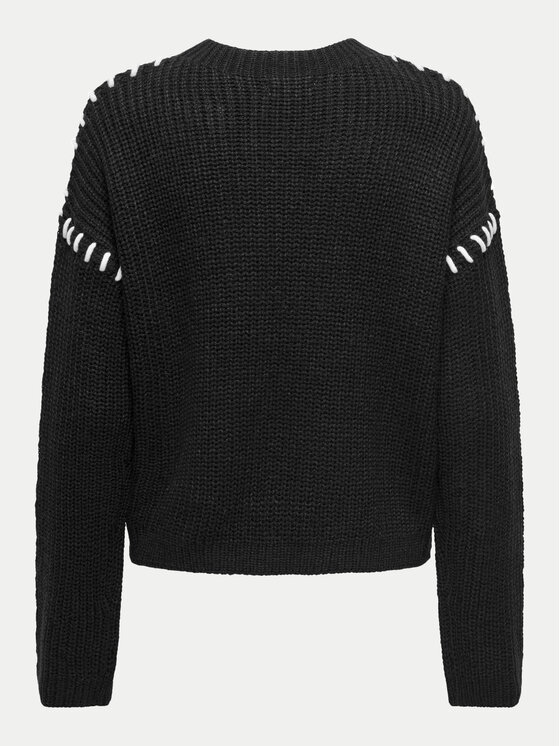 JDY JDY Džemper Rosella 15329787 Crna Regular Fit