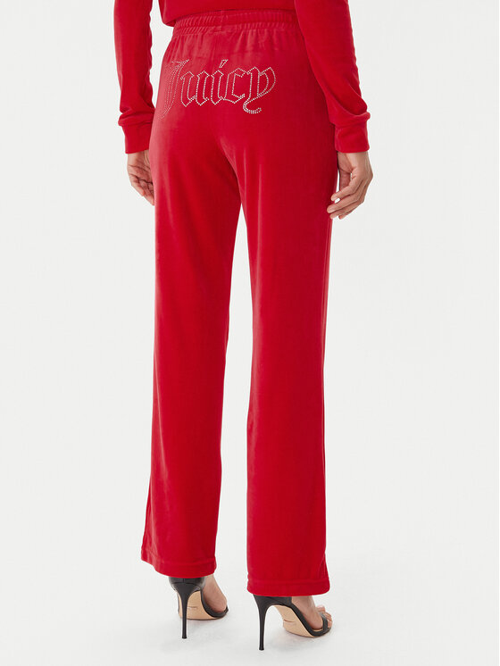 Juicy Couture Juicy Couture Pantaloni da tuta Tina JCWBJ225307 Rosso Regular Fit