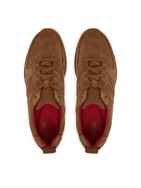 Clarks Clarks Сникърси Meridor Lace 26320261 Кафяв