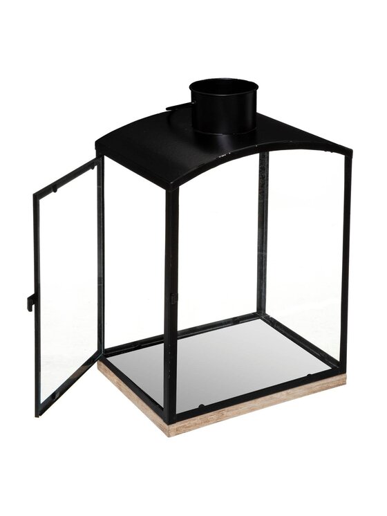 MIAhome MIAhome Lampion 2 szt. metalowe FANAR Czarny