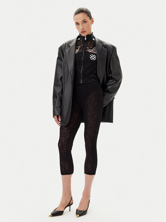 PINKO PINKO Текстилни панталони 105226 A2M5 Черен Slim Fit