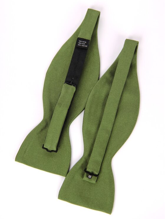 ELSNER ELSNER Παπιγιόν BUTTERFLY Z JEDWABNEGO ŻAKARDU A1202 Πράσινο