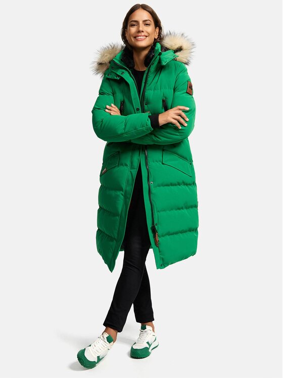 Marikoo Marikoo Kurtka zimowa Schneesternchen Zielony Regular Fit