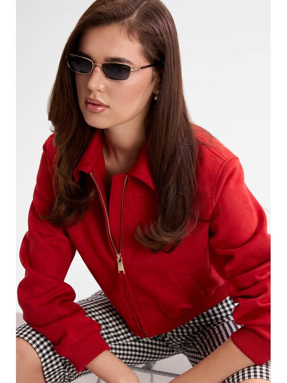Guess Guess Kurtka przejściowa 182694 Czerwony Classic Fit