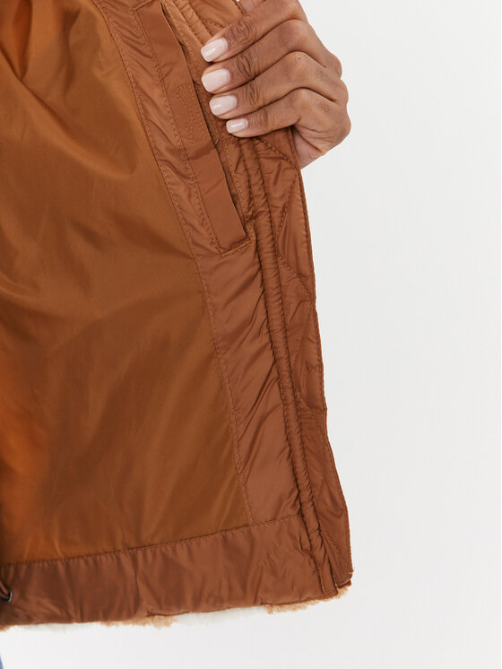 Columbia Columbia Zimska jakna Leadbetter Point™ Sherpa Hybrid Rjava Regular Fit