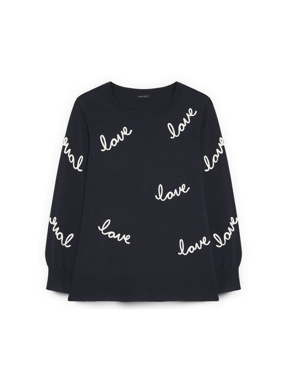 Fiorella Rubino Fiorella Rubino Maglione M127L008402N0Z4 Blu A-Line Fit