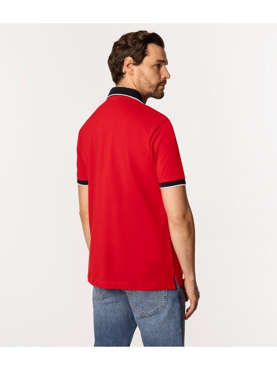 Lee Cooper Lee Cooper Polo TODDY 5024 Czerwony Regular Fit