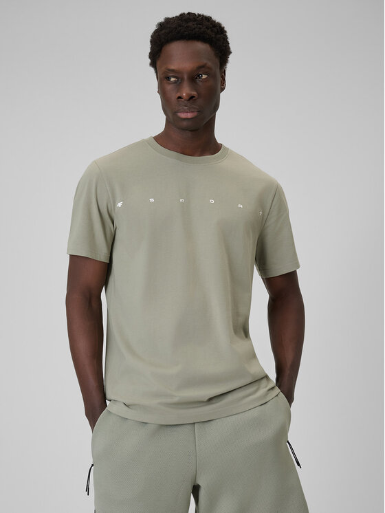 4F 4F T-Shirt CITY Khaki Regular Fit