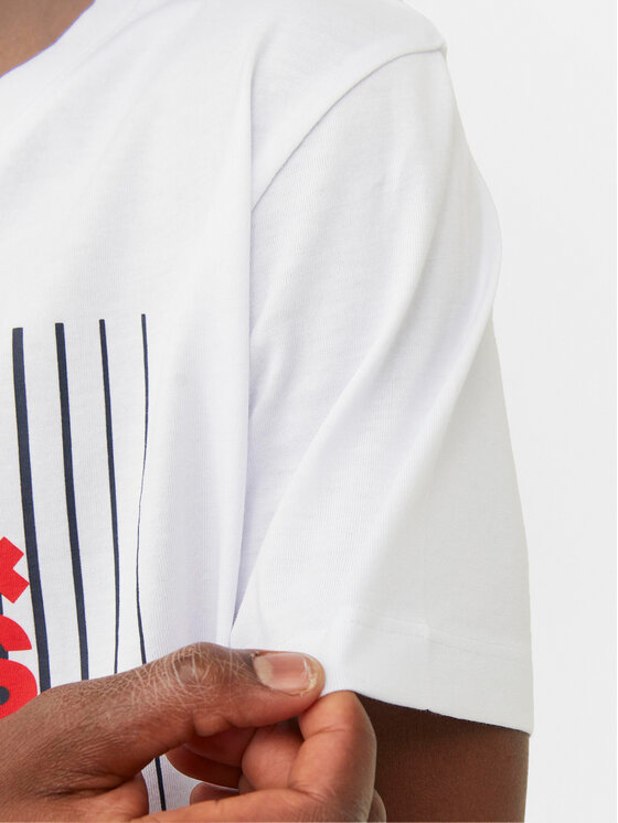 Jack&Jones Junior Jack&Jones Junior T-Shirt Corp Logo 12257365 Λευκό Standard Fit