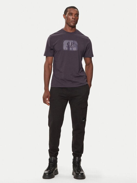 C.P. Company C.P. Company Тишърт 17CMTS029A005100W Тъмносин Regular Fit