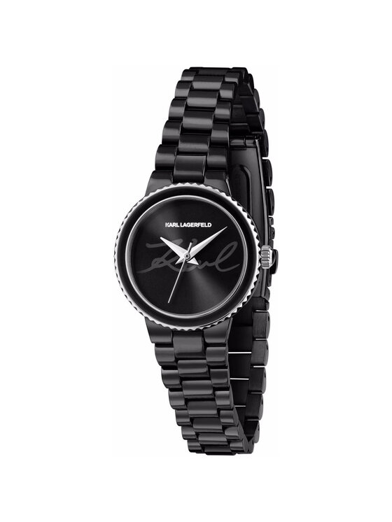 KARL LAGERFELD KARL LAGERFELD Hodinky R0553104506 Čierna