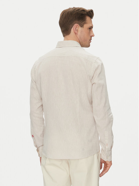 JOOP! Jeans JOOP! Jeans Koszula 15 JJSH-92Hanson2K-W 30045977 Beżowy Regular Fit