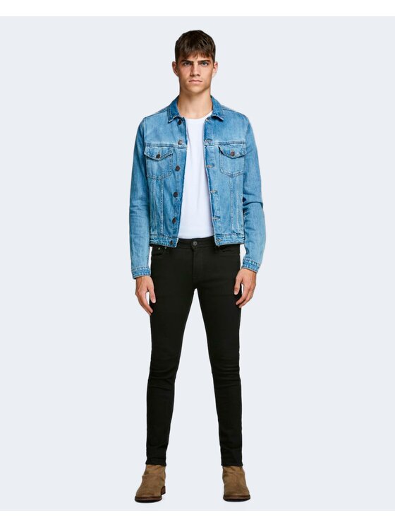 Jack&Jones Jack&Jones Τζιν JJILIAM JJORIGINAL GE 009 50SPS NOOS Μαύρο Original Fit