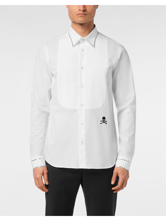 PHILIPP PLEIN PHILIPP PLEIN Koszula 28041 Biały Regular Fit