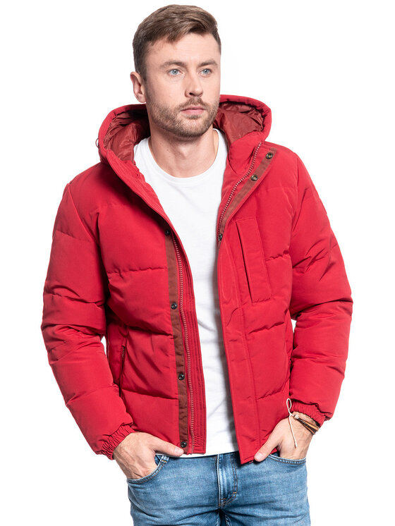 Wrangler Wrangler Giubbotto invernale THE BODYGUARD Rosso Regular Fit