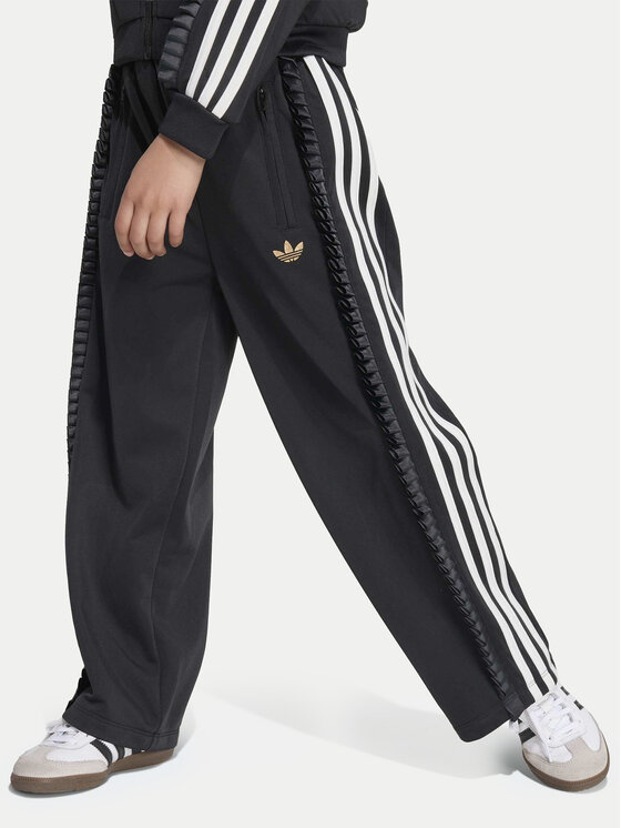 adidas adidas Анцуг Firebird Loose Tracksuit KR6591 Черен Regular Fit