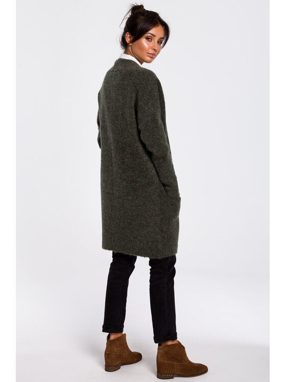 BeWear BeWear Kardigan bk034 Zielony Comfortable Fit