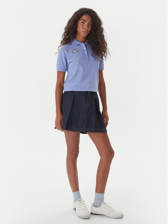Kappa Kappa Poloshirt Logo Sharas Wss 302B3C0 Violett Regular Fit