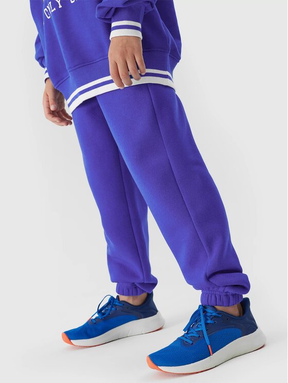 4F 4F Pantaloni da tuta 4FJRAW23TTROM694-36S Blu Regular Fit