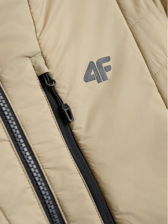 4F 4F Kurtka outdoor TREKKING Beżowy Regular Fit