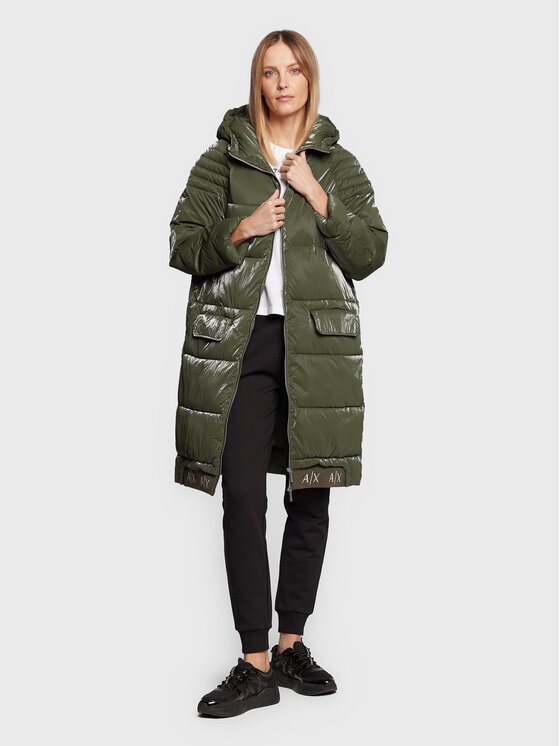 Armani Exchange Armani Exchange Зимове пальто 6LYK07 YNSKZ 1880 Зелений Regular Fit