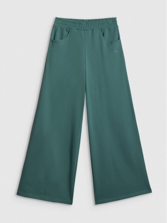 4F 4F Pantaloni da tuta 4FRSS26TTROF2011-46S Verde Loose Fit