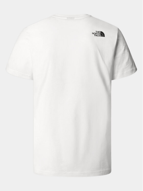 The North Face The North Face Tricou Never Stop NF0A87NS Alb Regular Fit