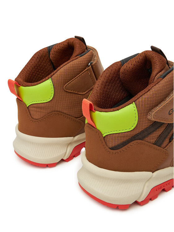 Geox Geox Schnürschuhe J Flexyper Plus J56LCC 0FUME C0616 D Braun