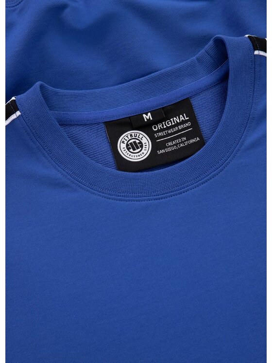 PITBULL PITBULL Bluza TAPE NUGGET Niebieski Regular Fit